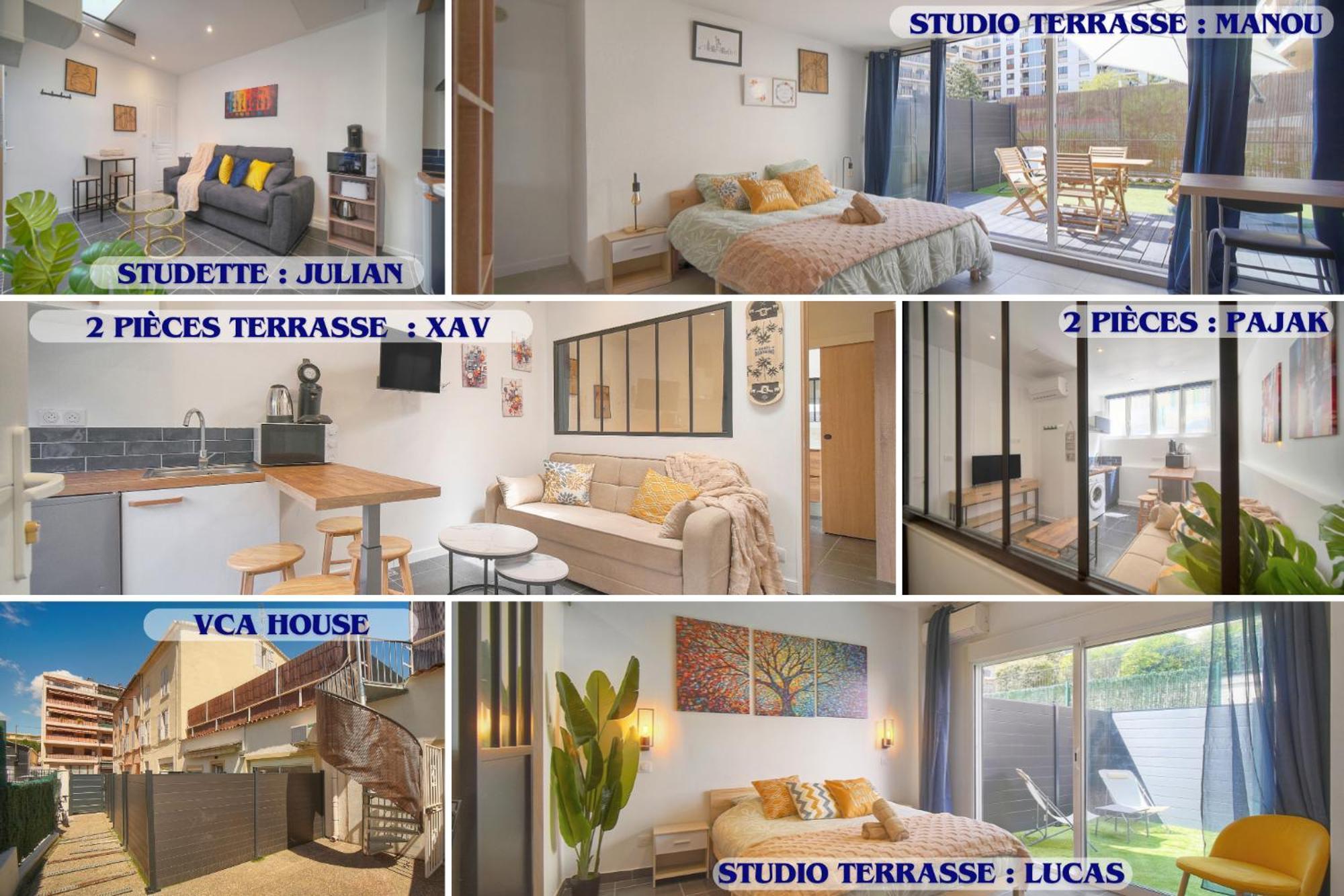 Vca House -5 - 15min Mer- Wifi-clim Apartment Cannes