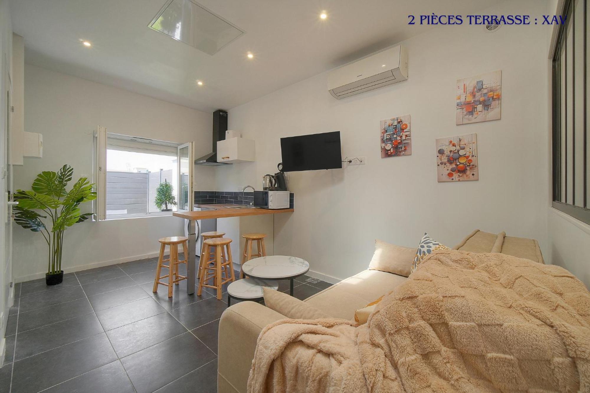 Vca House -5 - 15min Mer- Wifi-clim Apartment