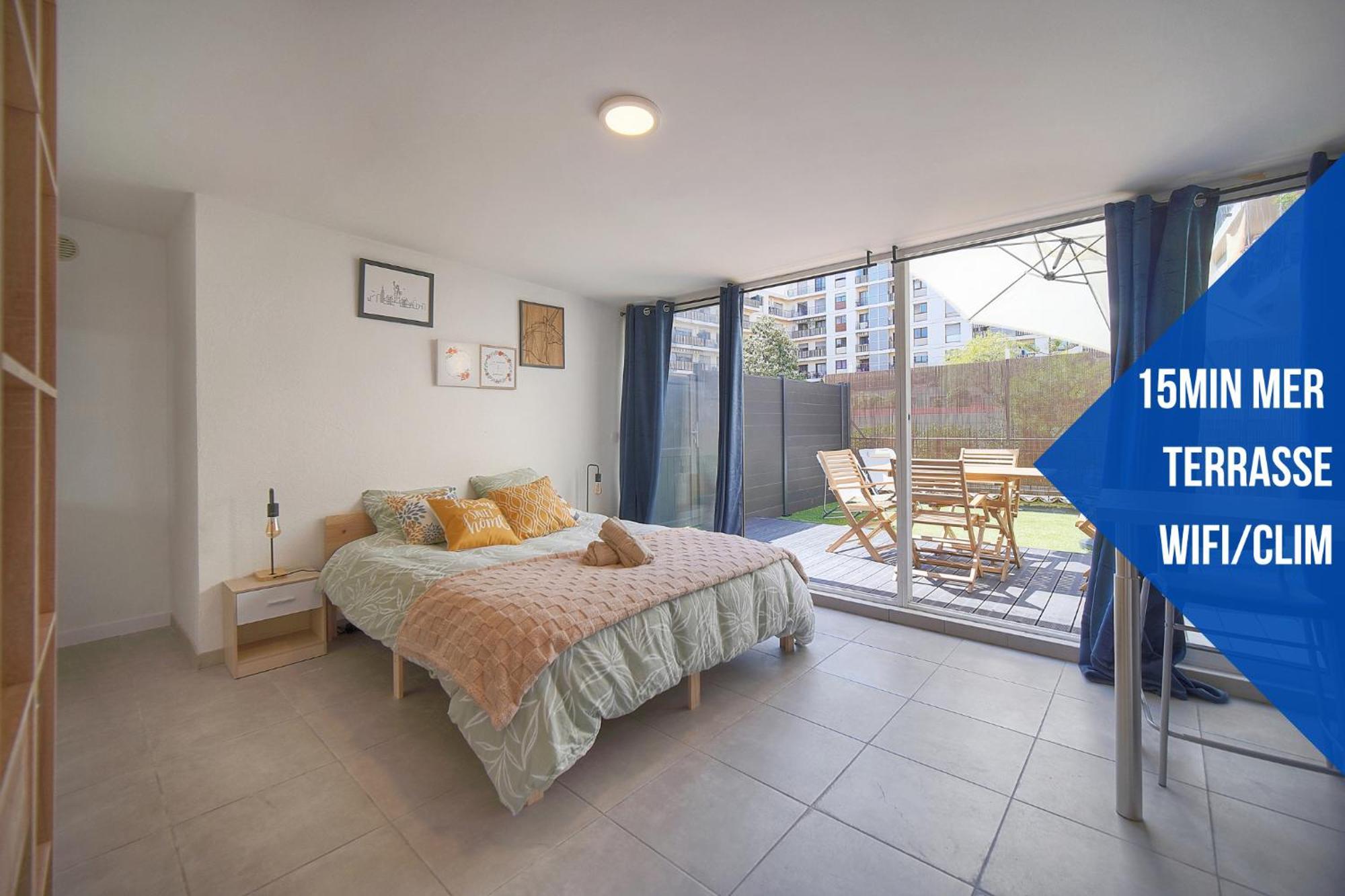 Vca House -5 - 15min Mer- Wifi-clim Apartment Cannes