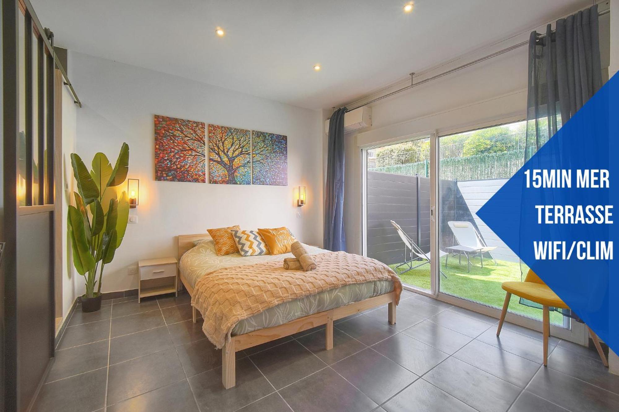 Vca House -5 - 15min Mer- Wifi-clim Apartment *