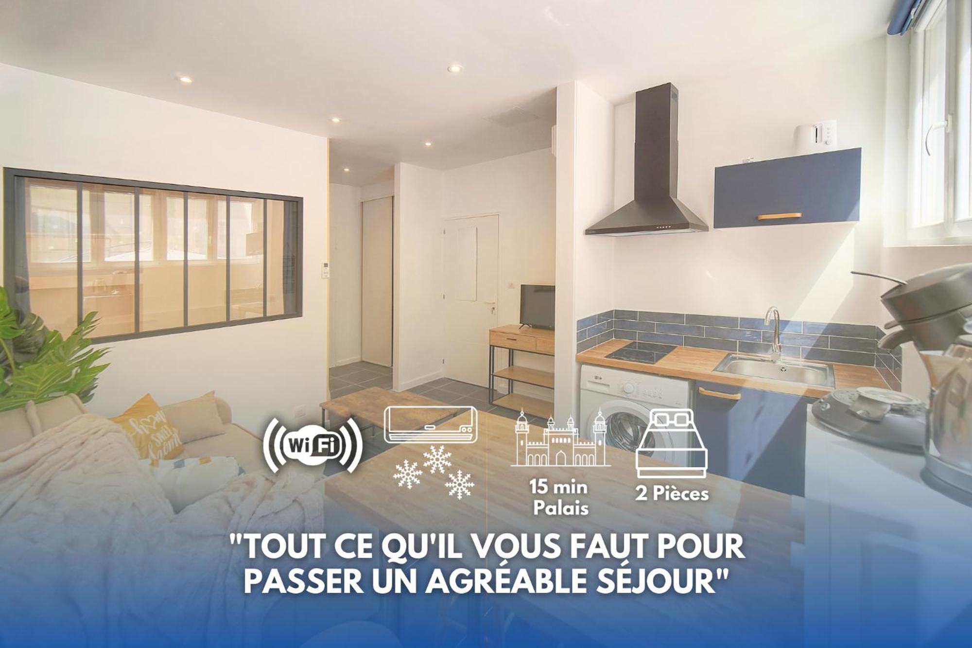 Apartment Vca House -5 - 15min Mer- Wifi-clim Cannes