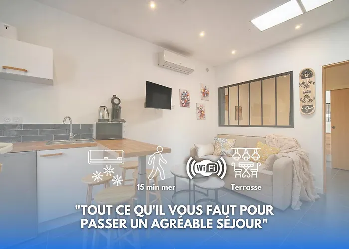 Vca House -5 Appartements - 15Min Mer- Wifi-Clim