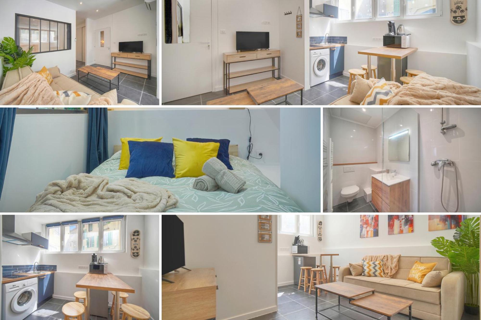 Vca House -5 - 15min Mer- Wifi-clim Cannes